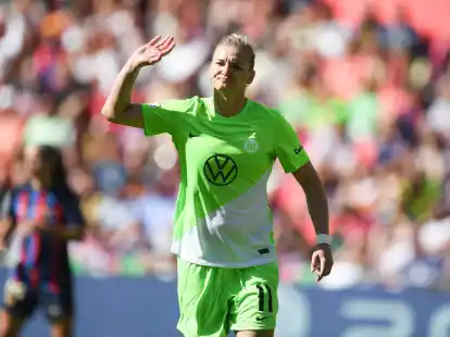 Die Fu&szlig;ballerinnen des VfL Wolfsburg haben sich im Bundesliga-Titelkampf dieses Mal keine Bl&ouml;&szlig;e bei Eintracht Frankfurt gegeben.