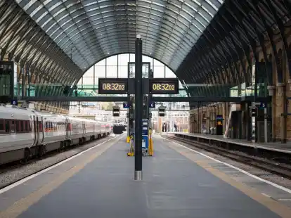 Die&nbsp;Lokf&uuml;hrer in&nbsp;Gro&szlig;britannien streiken.