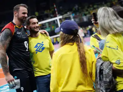 Deutschlands Georg Grozer ist auch bei den brasilianischen Fans beliebt.