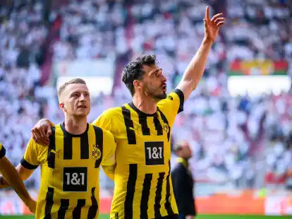 Marco Reus (l) und Mats Hummels zeigen derzeit starke Leistungen im BVB-Trikot.
