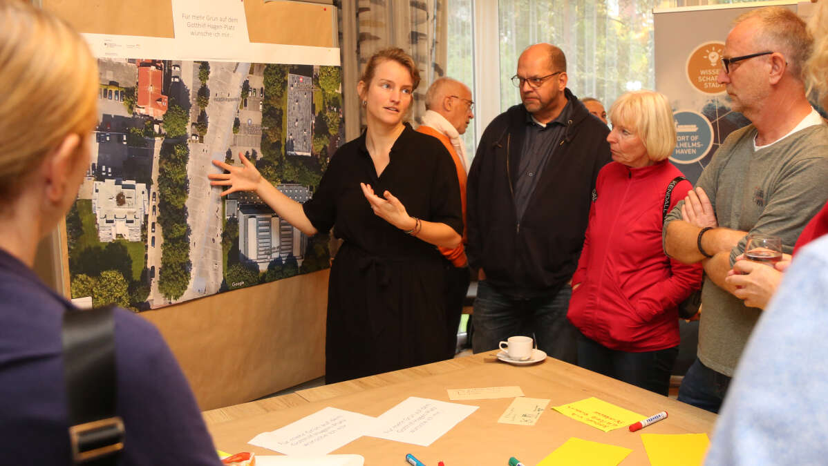 Wilhelmshaven möchte durch viele grüne Akzente die Innenstadt beleben