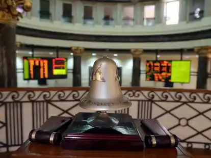 Die &auml;gyptische B&ouml;rse in Kairo.