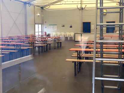 Die Sammelunterkunft beim Berufsbildungszentrum in Brake für Flüchtlinge steht bislang leer.
