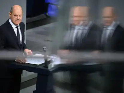 Bundeskanzler Olaf Scholz (SPD) sagte in den vergangenen Wochen mehrfach, dass aus seiner Sicht derzeit zu viele Fl&uuml;chtlinge nach Deutschland kommen.