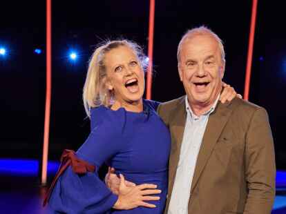 Barbara Sch&ouml;neberger und Hubertus-Meyer Burckhardt sind die Gastgeber der &laquo;NDR Talk Show&raquo;.