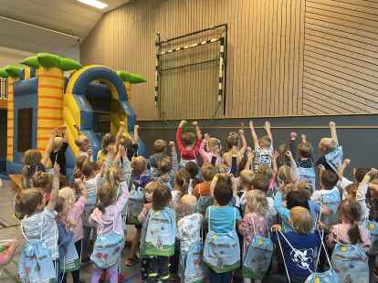 Krabbeln, balancieren und klettern: Unter dem Motto &bdquo;Dschungelsafari&ldquo; hatten die Kinder der Kita &bdquo;D&ouml;tlinger Strolche&ldquo; viel Spa&szlig;.