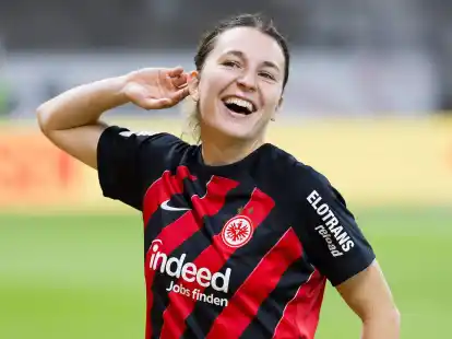 Frankfurter Matchwinnerin gegen Sparta Prag: Barbara Dunst.