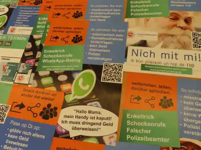 Am Telefon nicht alles glauben: Dazu fordert auch eine neue Infokampagne in Emden auf, zu der Polizei und Pr&auml;ventionsrat jetzt auch &ouml;rtliche Friseur-Salons ins Boot holen.