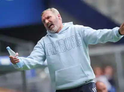 Hamburgs Trainer Tim Walter wurde vom DFB zu einem Innenraumverbot auf Bew&auml;hrung verurteilt.