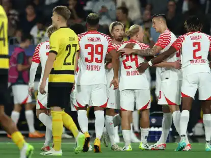 RB Leipzig besiegt zum Auftakt der Champions League Young Boys Bern mit 3:1.
