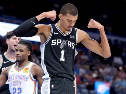 Victor Wembanyama von den San Antonio Spurs gilt als gr&ouml;&szlig;tes NBA-Versprechen seit LeBron James.