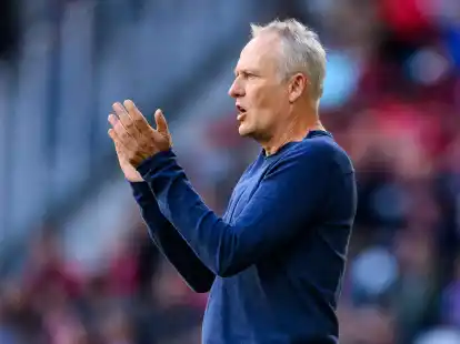 Freiburgs Trainer Christian Streich macht sich Gedanken &uuml;ber seine Zukunft.