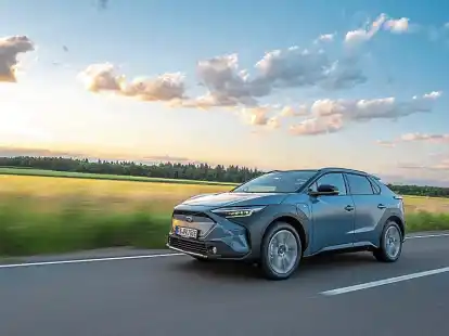 Das Topmodell von Subaru: der mit Toyota entstandene, rein elektrisch angetriebene Solterra.
