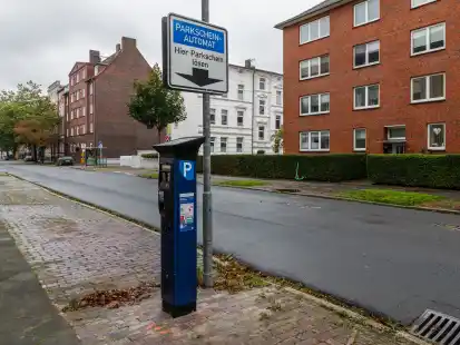 Die Politik in Wilhelmshaven will nach dem Aufstellen der Parkautomaten an der Weserstra&szlig;e L&ouml;sungen f&uuml;r die Anwohner beschlie&szlig;en.