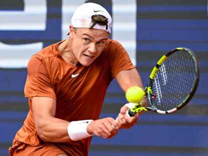 Verlor sein Halbfinale beim Turnier in Basel: Holger Rune.