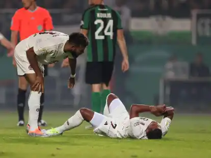 Brach sich den Unterarm: Serge Gnabry (unten).