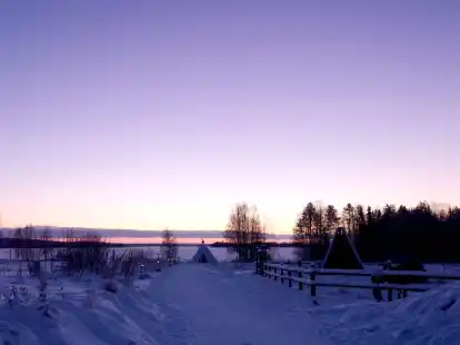 Winterzauber am Olkkaj&auml;rvi-See: Tui Deutschland nimmt Lappland neu in sein Winterprogramm auf.