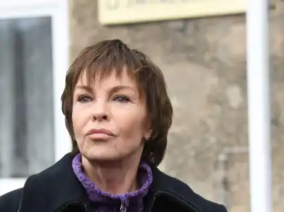 Schauspielerin Katrin Sass als Ex-Staatsanw&auml;ltin Karin Lossow bei einem Fototermin zum Usedom Krimi.