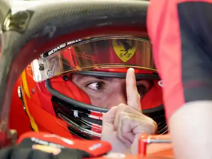 Setzte sich im einzigen Freien Training in Brasilien durch: Ferrari-Pilot Carlos Sainz.