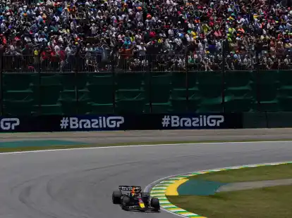 Max Verstappen aus den Niederlanden vom Team Red Bull in Aktion.