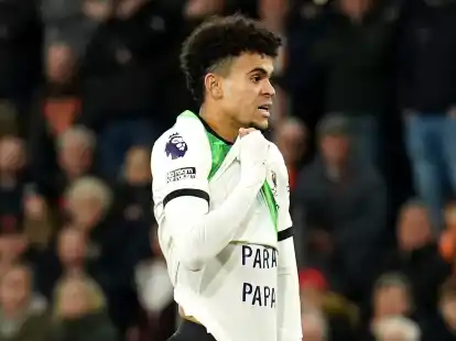 Richtete emotionale Worte an die Entf&uuml;hrer seines Vaters: Liverpool-Profi Luis D&iacute;az.