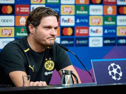 Ist mit Borussia Dortmund in der K&ouml;nigsklasse gefordert: BVB-Coach Edin Terzic.