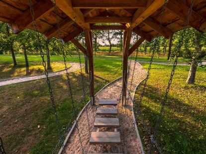 Im Leguano-Barfu&szlig;park beginnt Anfang Dezember der illuminierte Sterntaler-Markt.