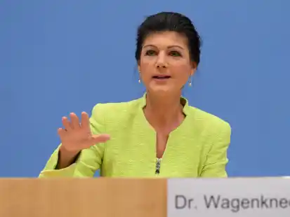 Dank Sahra Wagenknecht: Die Linke k&ouml;nnte in Emden &uuml;ber kurz oder lang verschwinden. BILD: dpa