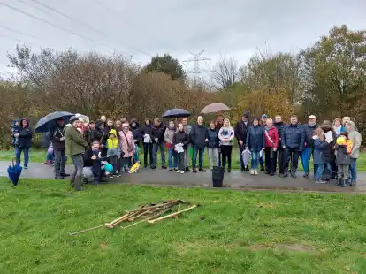 In Westoverledingen wurden neue Obstb&auml;ume gepflanzt.