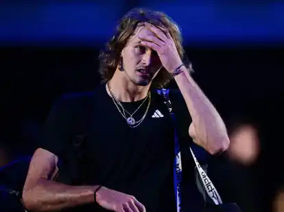 Ist in Turin auf Sch&uuml;tzenhilfe angewiesen: Alexander Zverev.