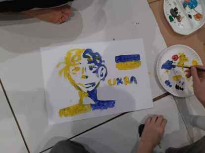 Bilder aus der Fl&uuml;chtlingsunterkunft in Rejowiec.