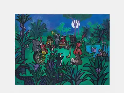 Ein Motiv des Schweizer Illustrators Celestino Piatti.