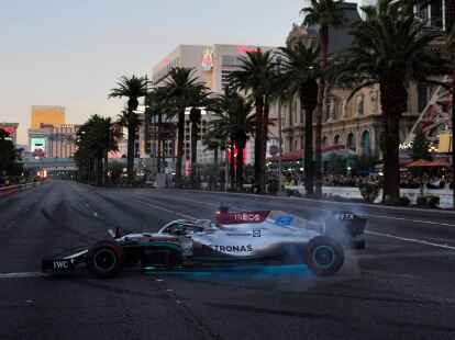Sichert sich im Abschlusstraining die Bestzeit vor der Formel-1-Qualifikation: Mercedes-Fahrer George Russell.