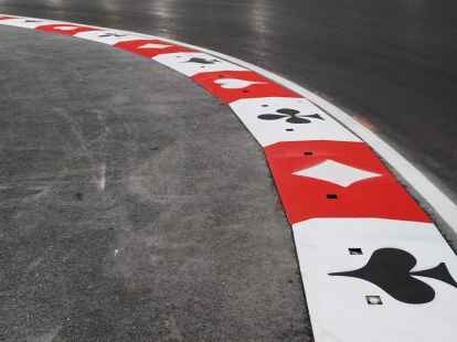 Das Auftakttraining in Las Vegas wurde nach wenigen Minuten abgebrochen.