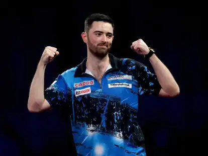 Beim Grand Slam in Wolverhampton war er erfolgreich: Luke Humphries.