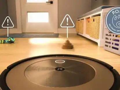 Was steht im Weg? iRobot setzt in seinen Putzrobotern auf Kameras anstelle von Lasern.