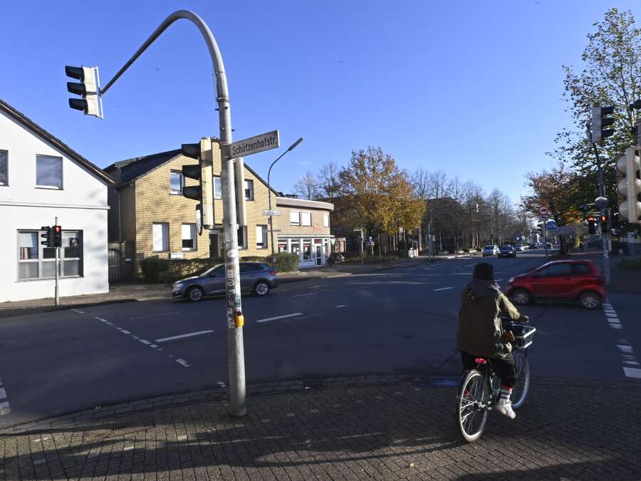Bremer Straße und Schützenhofstraße in Oldenburg Sperrung der Kreuzung