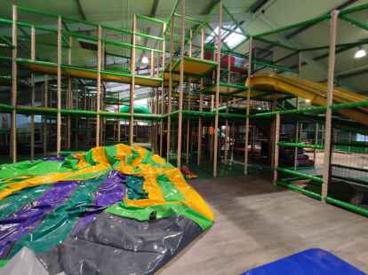 Das Ger&uuml;st steht schon, anders muss noch aufgebaut werden.