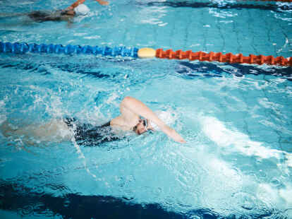 Voll in ihrem Element waren wieder diverse Schwimmerinnen und Schwimmer.