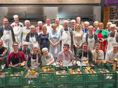 Gute Laune herrschte in der Backstube.