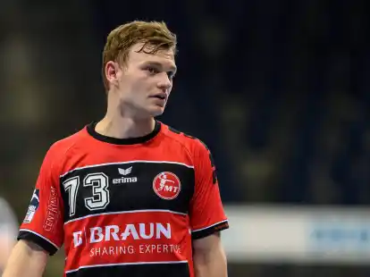 Melsungens Rechtsau&szlig;en Timo Kastening &uuml;berzeugte gegen Eisenach mit acht Toren.