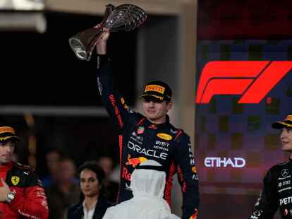 Weltmeister Max Verstappen gewinnt auch den Grand Prix von Abu Dhabi.