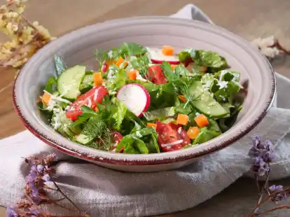 Lecker easy:&nbsp;Der Salat &laquo;Gartengl&uuml;ck&raquo;.