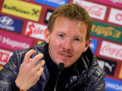 Bundestrainer Julian Nagelsmann ist gespannt auf die EM-Auslosung.