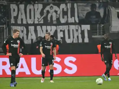 Die Eintracht musste sich PAOK Saloniki erneut geschlagen geben.