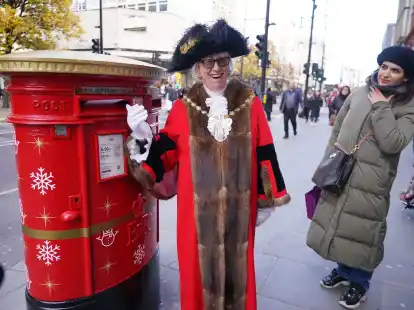 &laquo;Es gibt nichts Besseres, als Weihnachtskarten an Freunde und Familie zu schicken und ein bisschen festliche Freude zu verspr&uuml;hen&raquo;, sagt die Londoner Bezirksr&auml;tin Patricia McAllister.