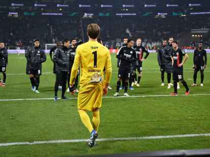 Torwart Kevin Trapp und die Frankfurter Eintacht unterlagen PAOK Saloniki mit 1:2.