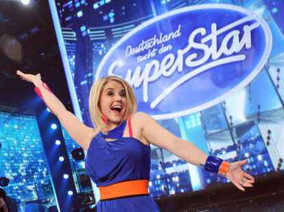 Die Schweizer S&auml;ngerin Beatrice Egli im Mai 2013.