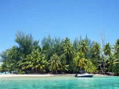 Sehnsucht nach S&uuml;dsee: Weiter weg als nach Bora-Bora geht es von Deutschland aus kaum.