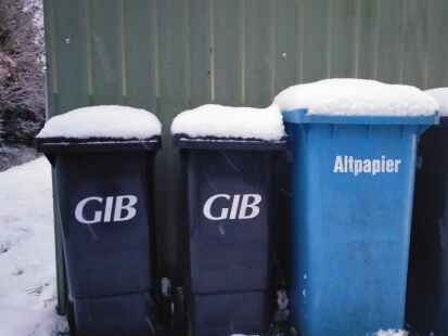 ZKE gibt Tipps für die Entleerung der Mülltonnen bei Frost
